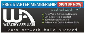 Free Wealthy Affiliate Starter Membership